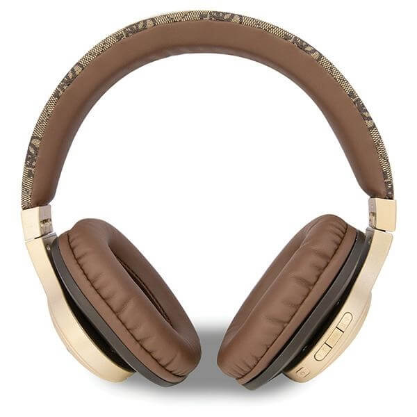 Guess Over-Ear 4G Script - Ασύρματα Bluetooth Ακουστικά - Brown