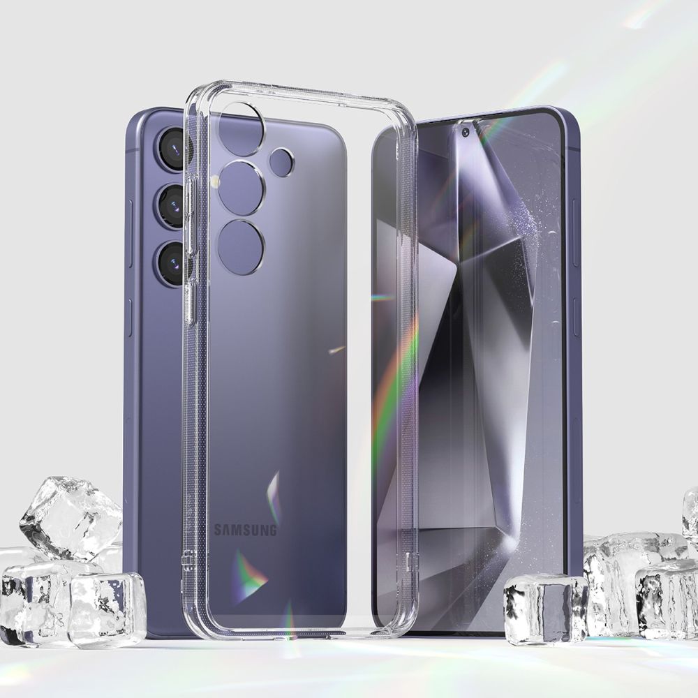 Ringke Samsung Galaxy S24+ Fusion Σκληρή Θήκη με Πλαίσιο Σιλικόνης - Διάφανη