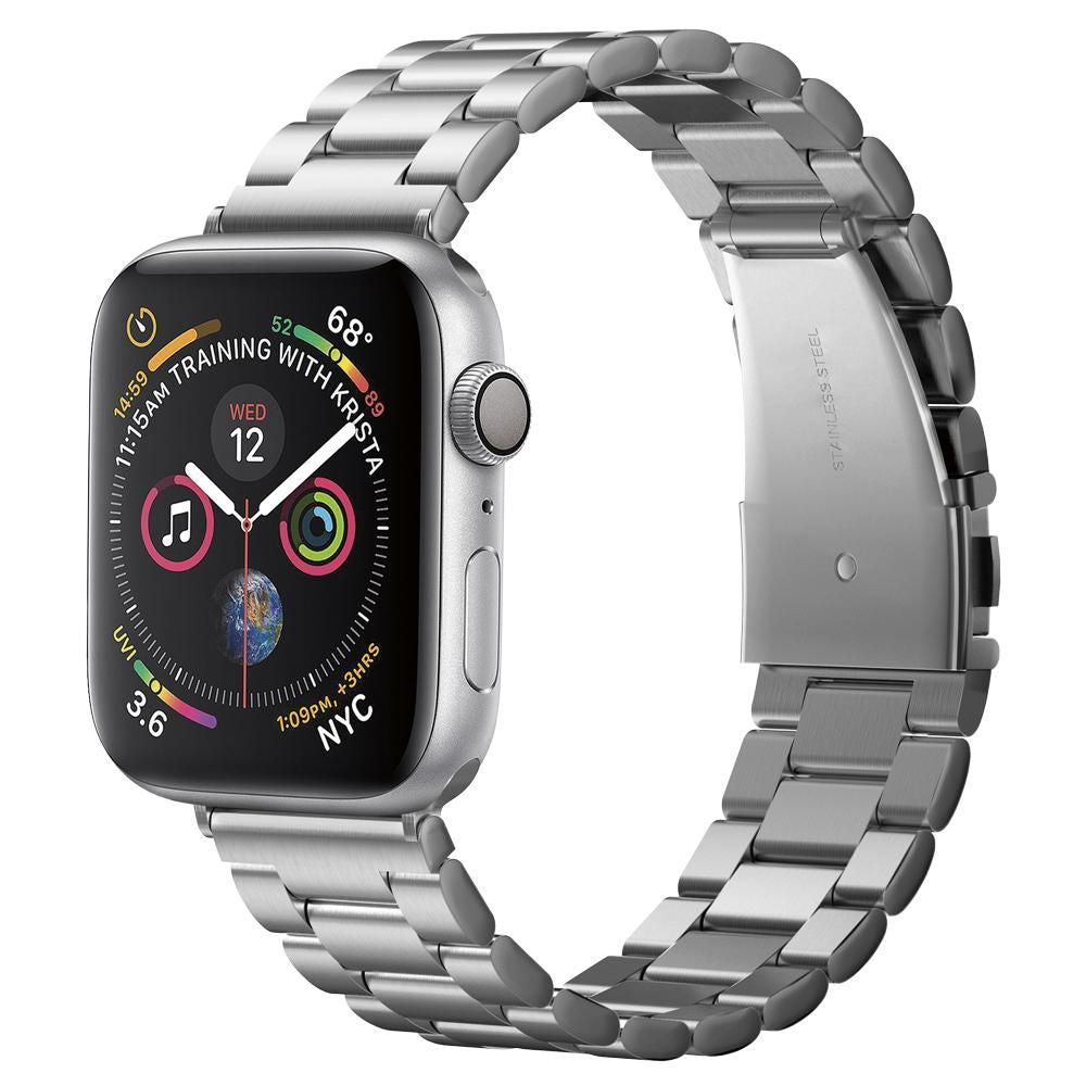 Spigen Λουράκι Apple Watch 8/9/10/11 - SE (1/2/3) - Ultra (1/2/3) – 44/45/46/49mm Modern Fit- Silver