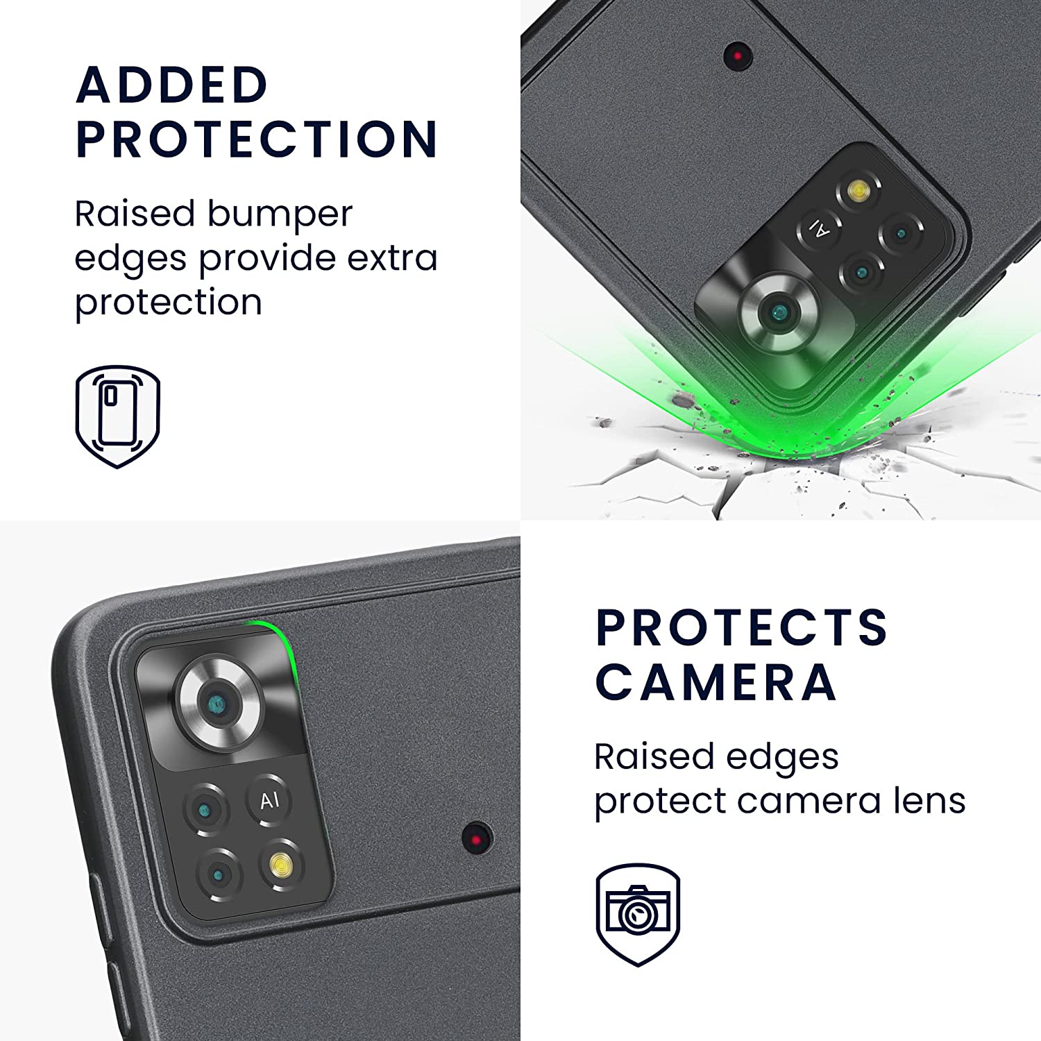 KW Xiaomi Poco X4 Pro 5G Θήκη Σιλικόνης TPU - Metallic Grey - 57984.232