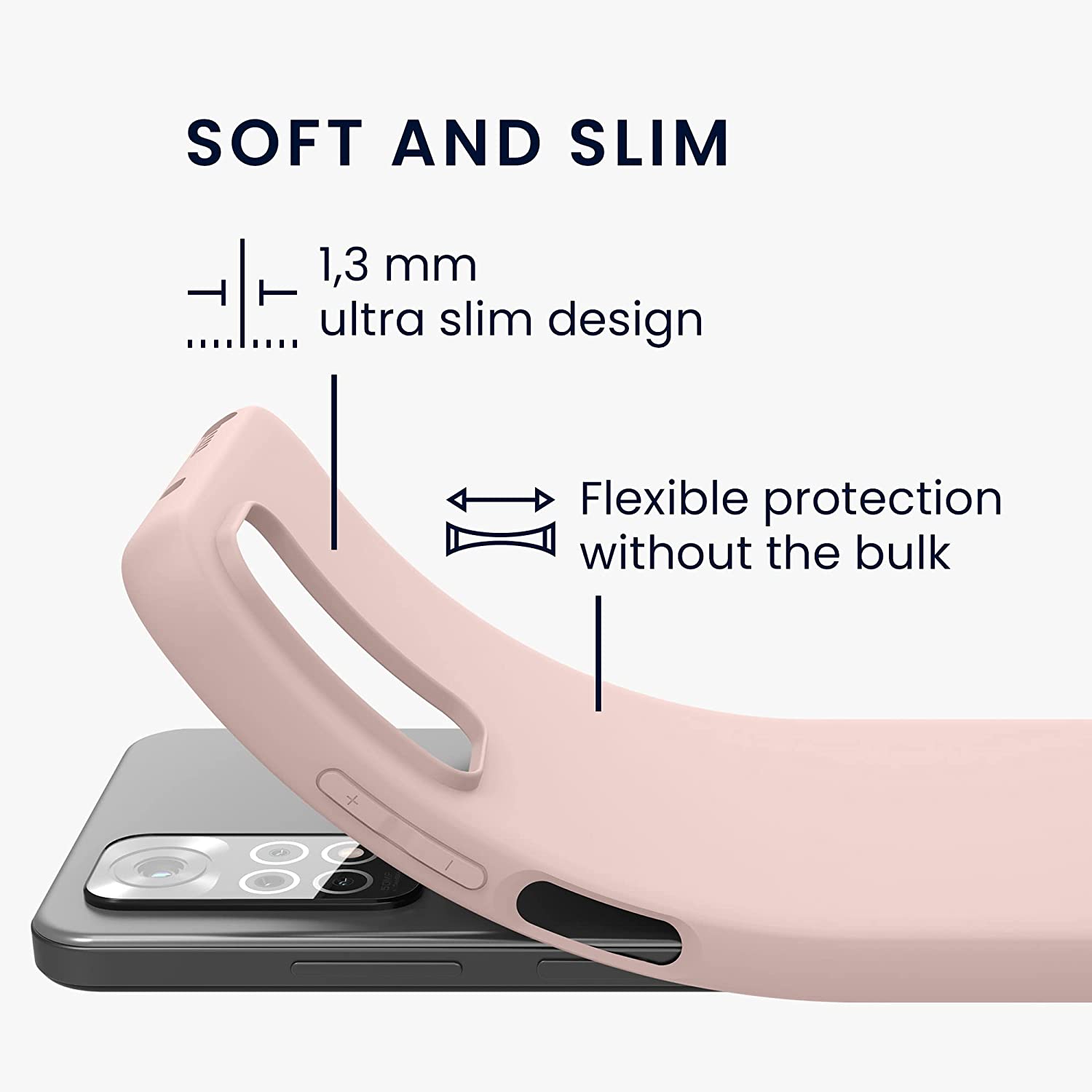 KW Xiaomi Redmi Note 11 / Redmi Note 11S Θήκη Σιλικόνης TPU - Coconut Swirl - 57368.225