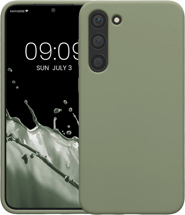 KW Samsung Galaxy S23 Plus Θήκη Σιλικόνης Rubberized TPU - Grey Green - 60274.172