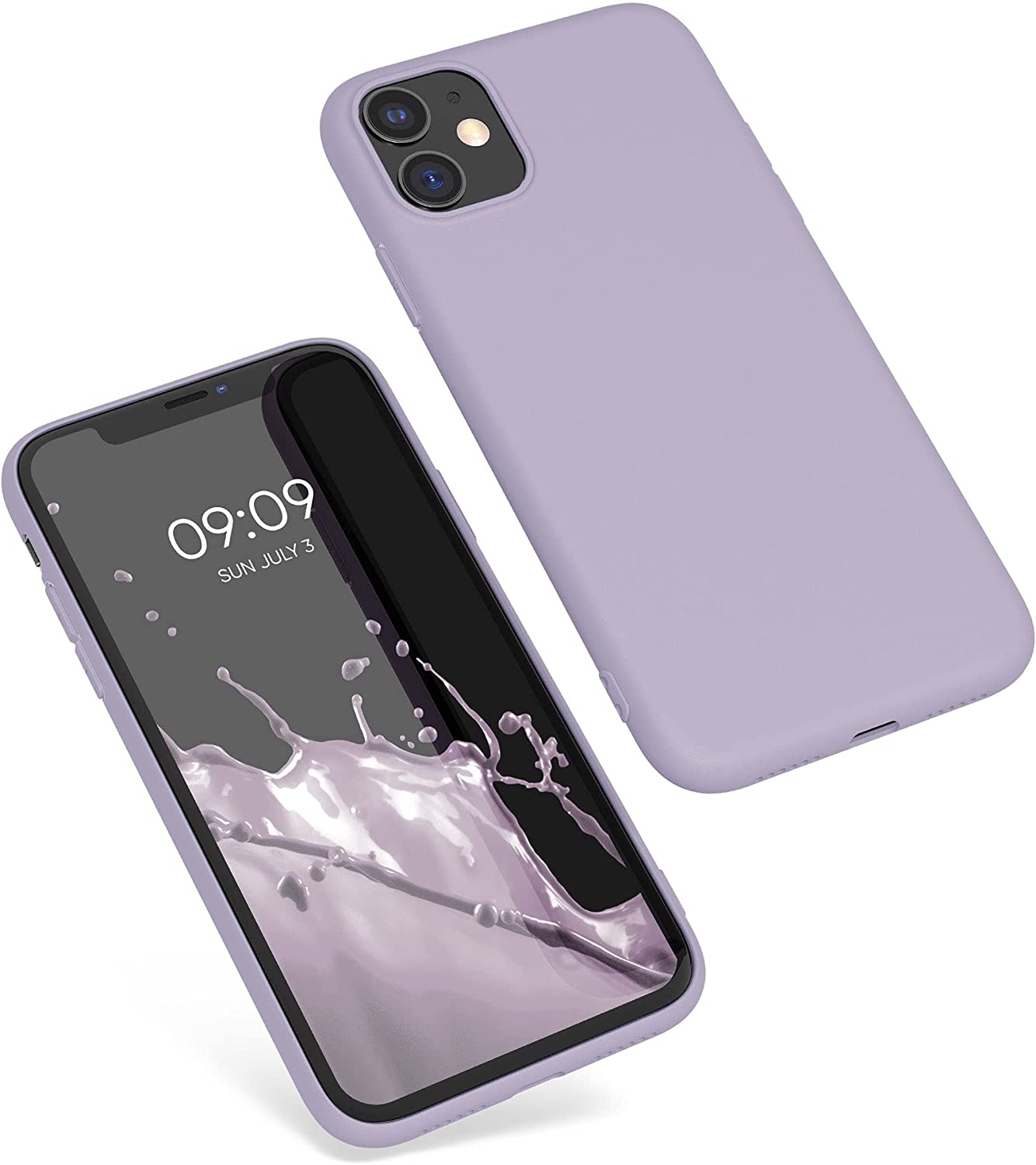 KW iPhone 11 Θήκη Σιλικόνης TPU - Lavender - 49787.108