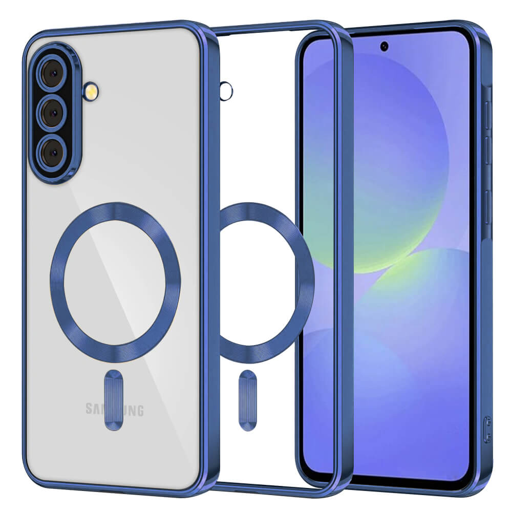 Techsuit Samsung Galaxy A36 5G / A56 5G - Luxury Crystal MagSafe - Θήκη Σιλικόνης - Deep Blue