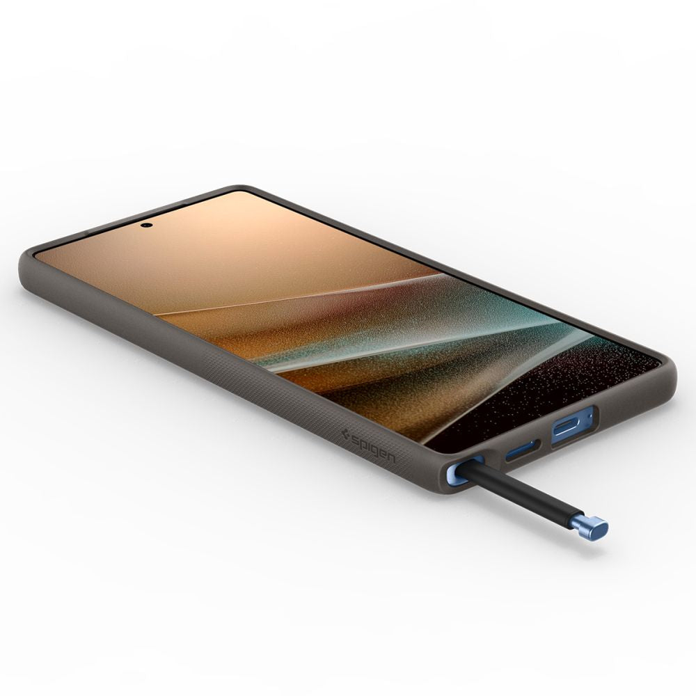 Spigen Samsung Galaxy S25 Ultra - Nano Pop Mag Θήκη Σιλικόνης με MagSafe - Papaya Grey