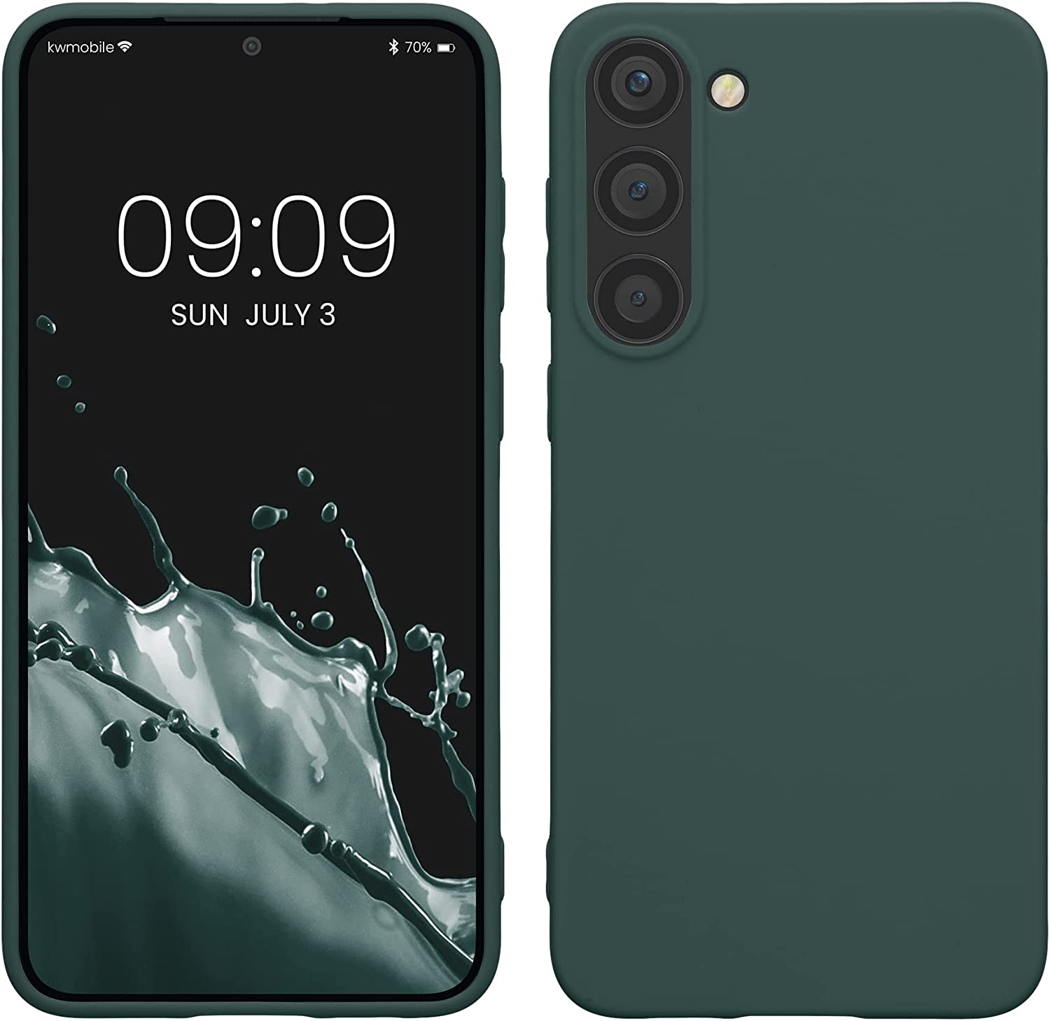 KW Samsung Galaxy S23+ Θήκη Σιλικόνης TPU - Teal Green - 60283.171