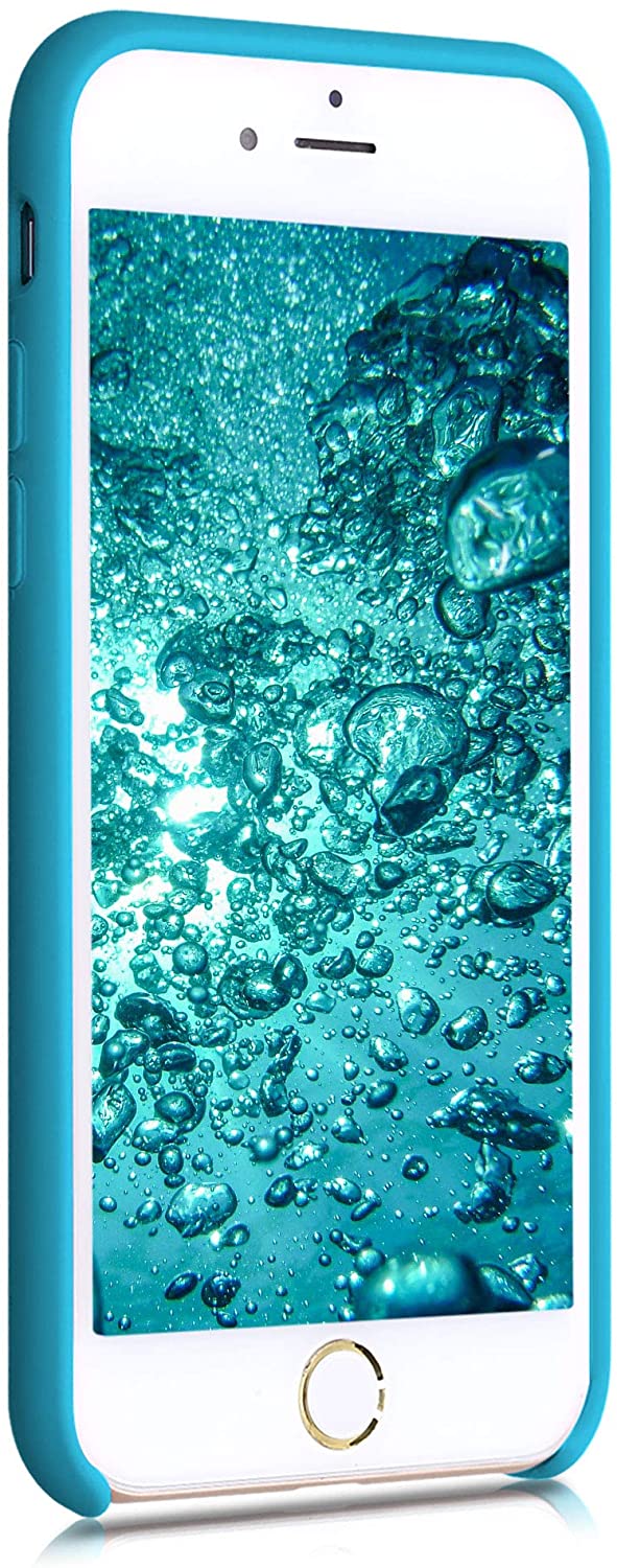 KW iPhone SE 2022 / SE 2020 / 7 / 8 Θήκη Σιλικόνης Rubber TPU - Ice Blue - 40225.205