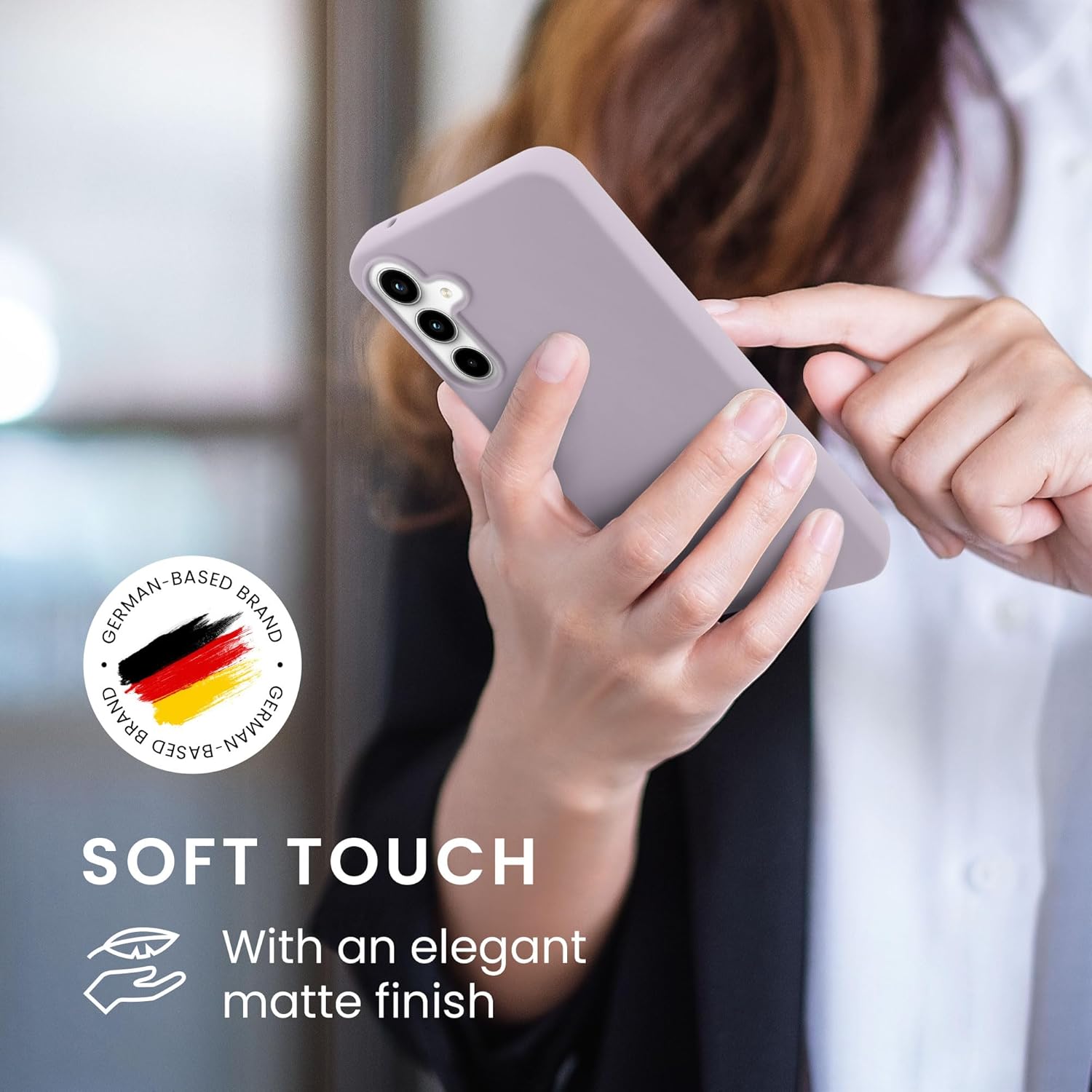 KW Samsung Galaxy A35 5G Λεπτή Θήκη Σιλικόνης TPU - Lavender