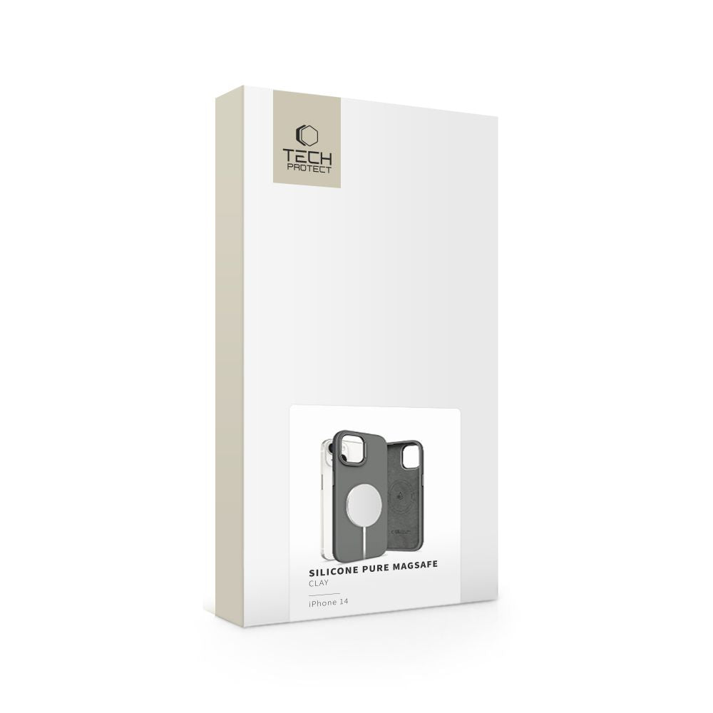 Tech-Protect iPhone 14 Silicone Pure Θήκη Σιλικόνης TPU με MagSafe - Clay