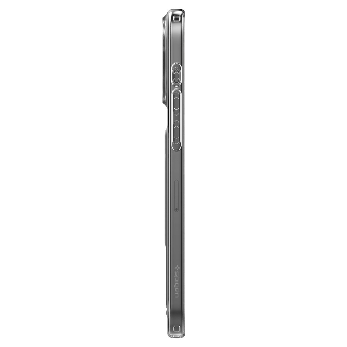 Spigen iPhone 15 Pro Max Crystal Slot Θήκη Σιλικόνης με Υποδοχή για Κάρτα - Crystal Clear