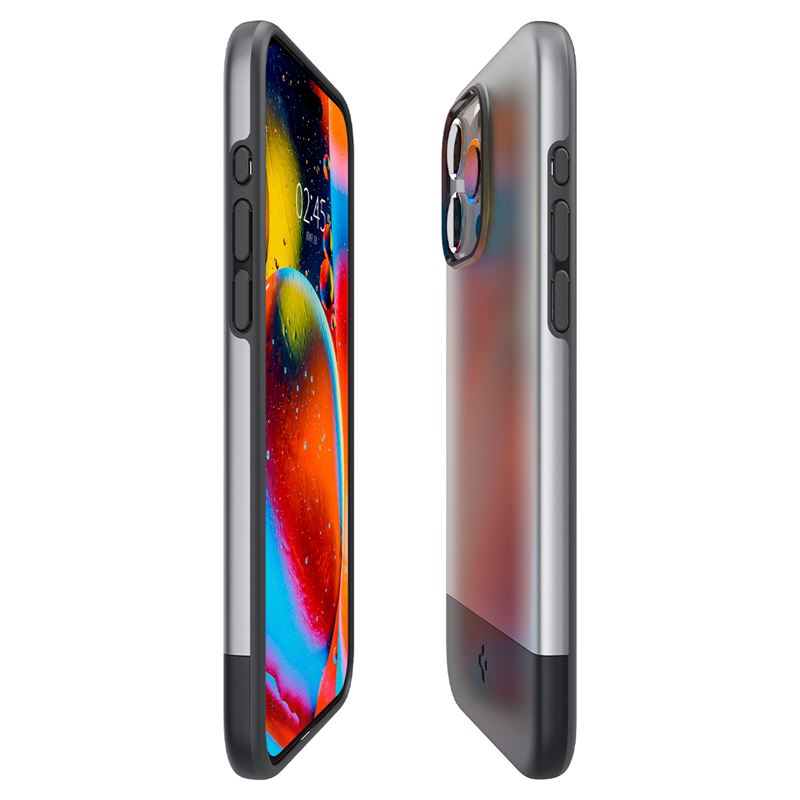 Spigen iPhone 15 Pro Max Style Armor Mag Σκληρή Θήκη με MagSafe - Classic Silver