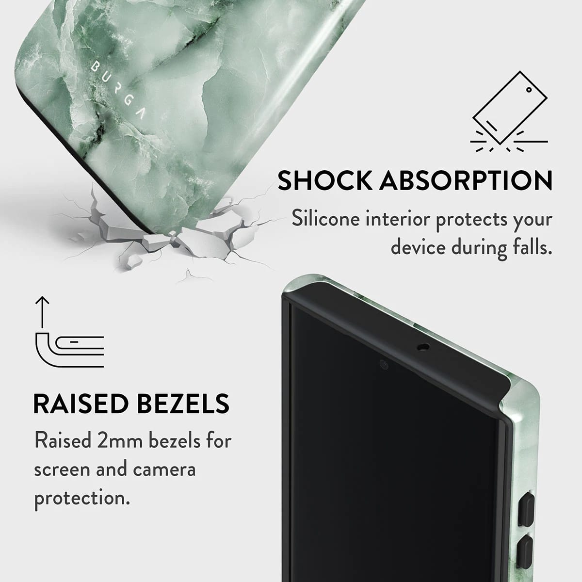 Burga Samsung Galaxy S22 Ultra Fashion Tough Σκληρή Θήκη - Pistachio Cheesecake