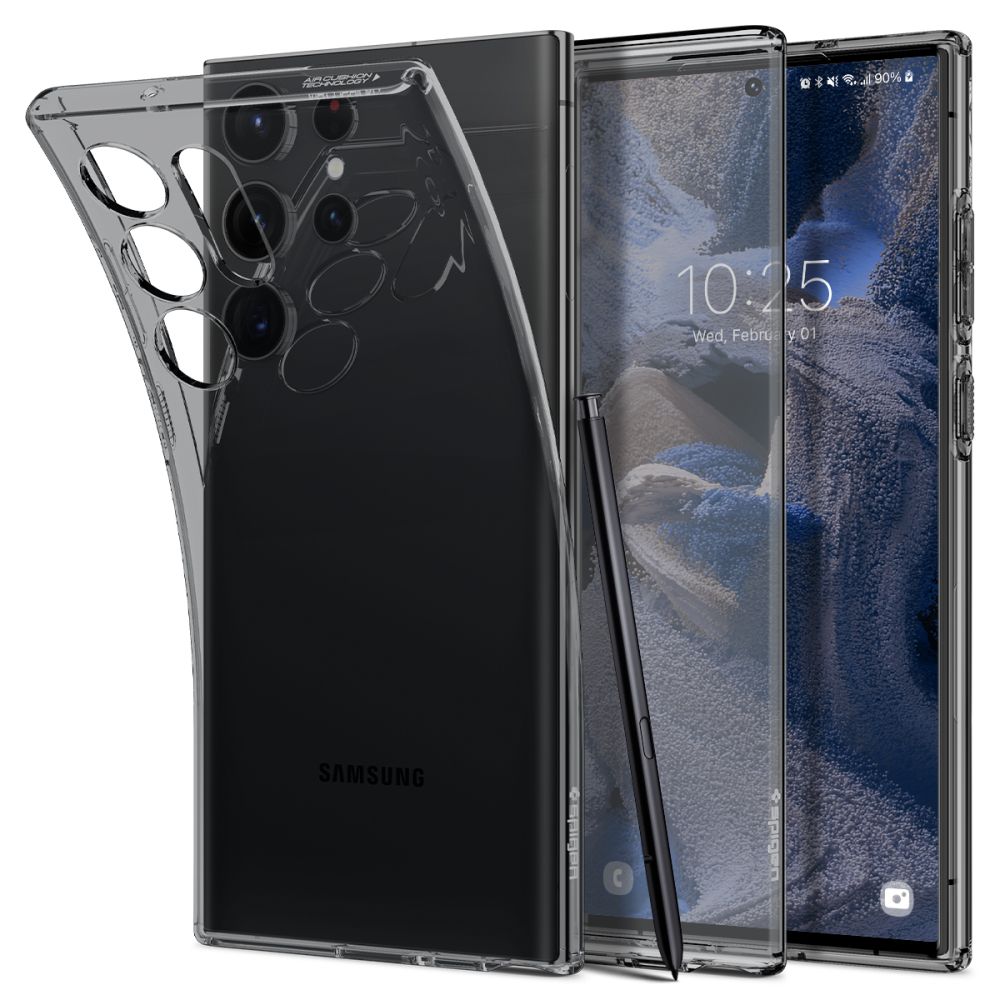 Spigen Samsung Galaxy S23 Ultra Liquid Crystal Θήκη Σιλικόνης - Space Crystal