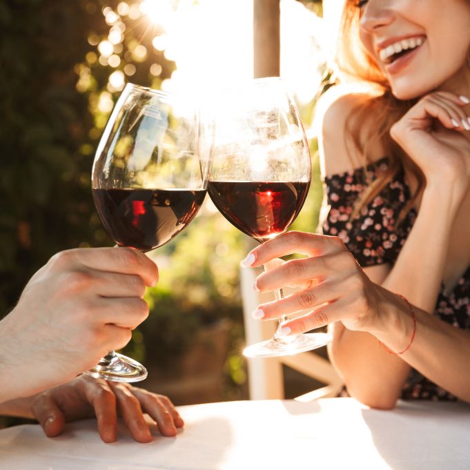 Relaxdays X Shape Βάση Κρασιού από Μπαμπού - White - 4052025227593