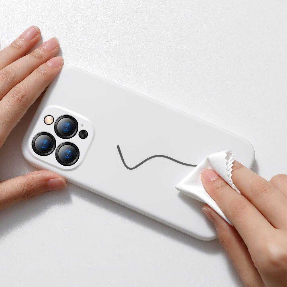 Baseus iPhone 13 Pro Liquid Gel Θήκη Σιλικόνης Rubber - White - ARYT000402