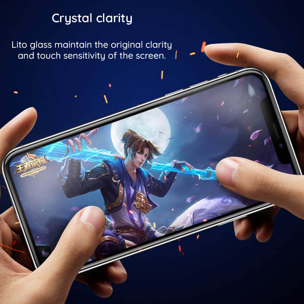 Lito iPhone 16 Pro HD Pro Matte Αντιχαρακτικό Γυαλί Οθόνης - Black