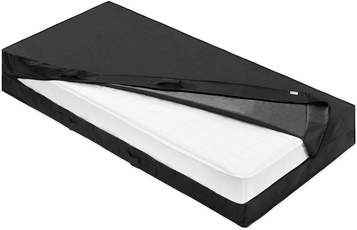 Navaris Θήκη Αποθήκευσης Στρώματος - 80 x 200 x 25 cm - Black - 54151.01