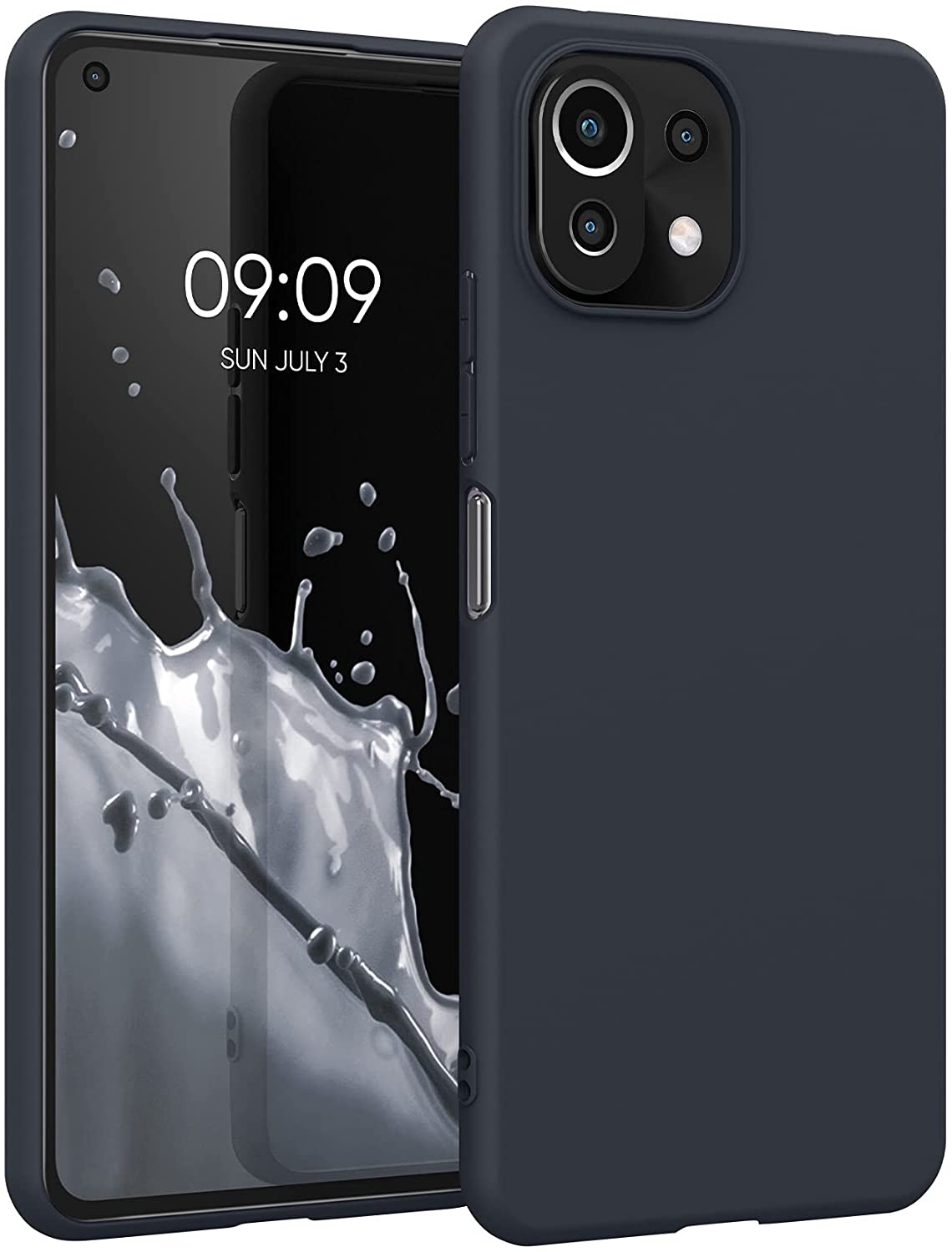 KW Xiaomi Mi 11 Lite / Mi 11 Lite 5G Θήκη Σιλικόνης TPU - Blueberry Blue - 54726.186