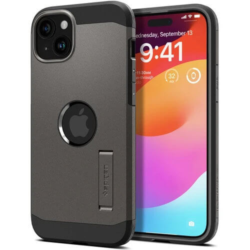 Spigen iPhone 15 Plus Tough Armor Mag Σκληρή Θήκη με MagSafe - Gunmetal