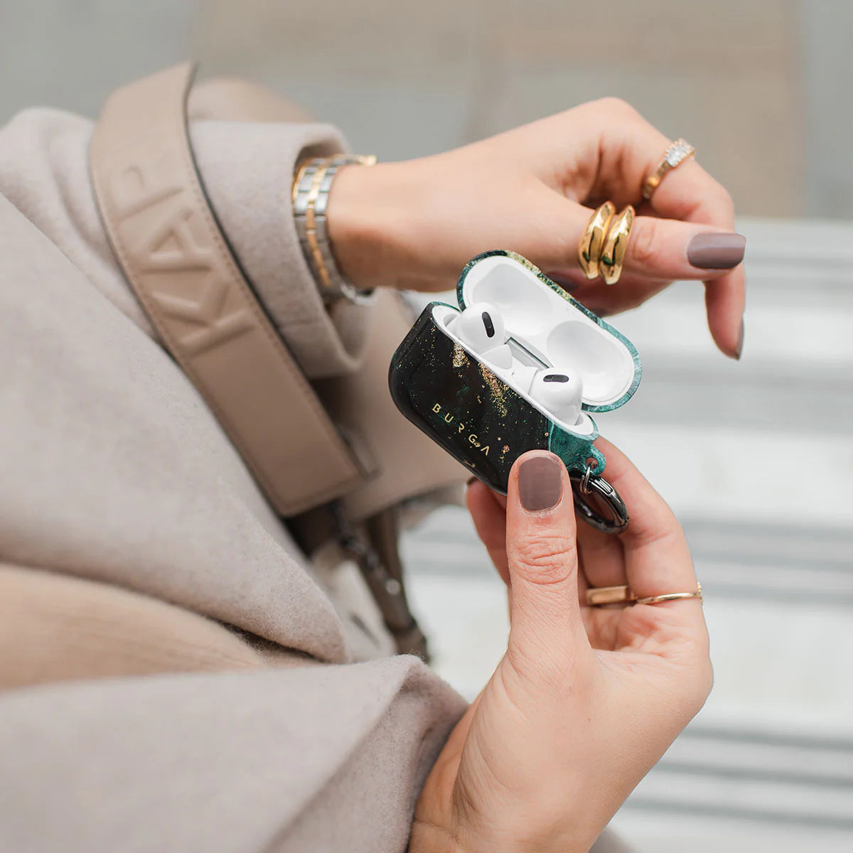 Burga AirPods Pro 2 Σκληρή Θήκη - Emerald Pool