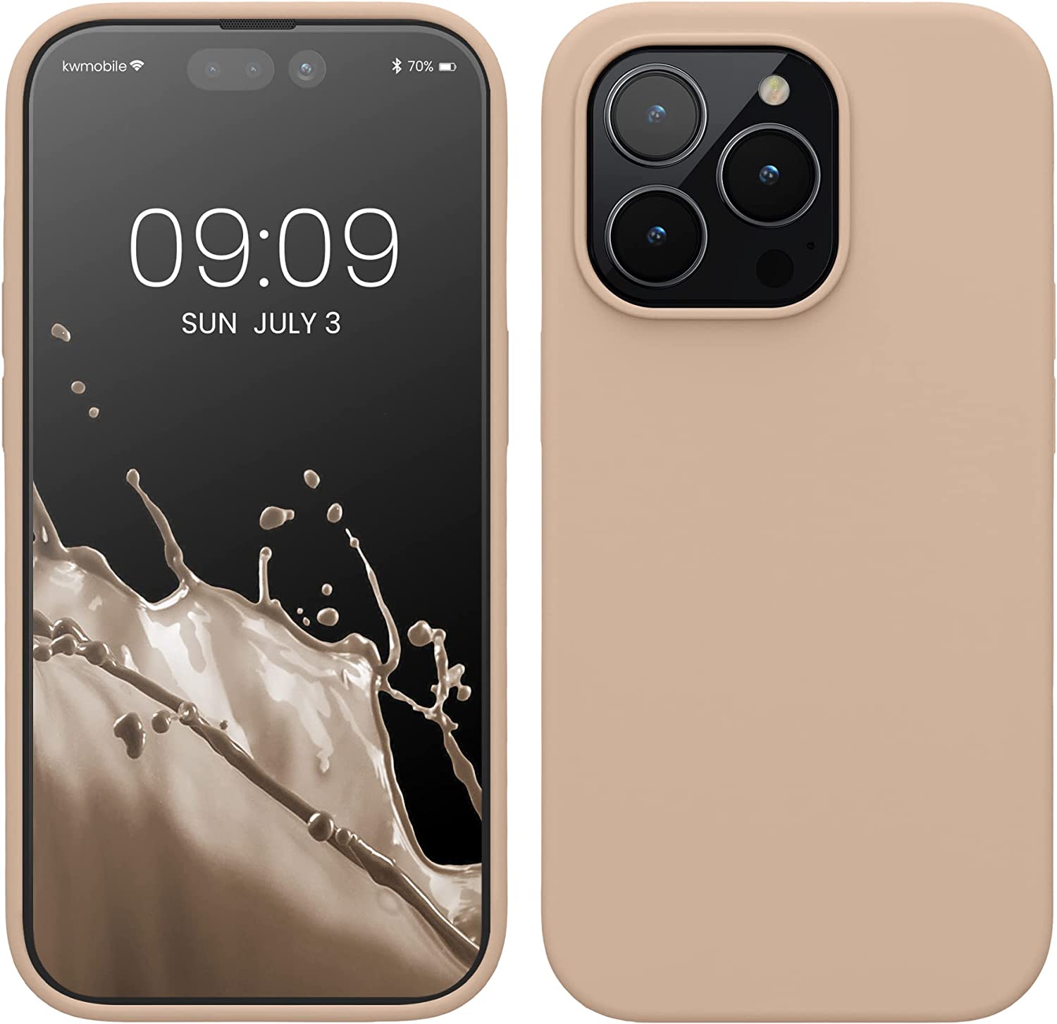 KW iPhone 14 Pro Θήκη Σιλικόνης TPU - Mother Of Pearl - 59073.154