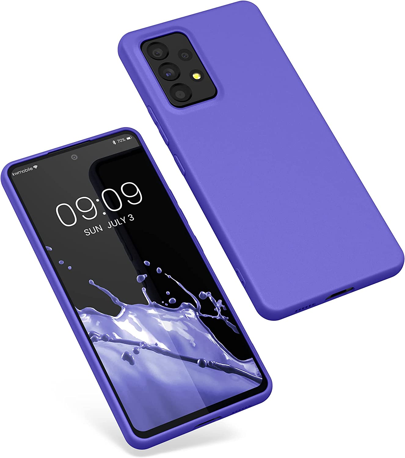 KW Samsung Galaxy A53 5G Θήκη Σιλικόνης TPU - Blue Purple - 57808.234