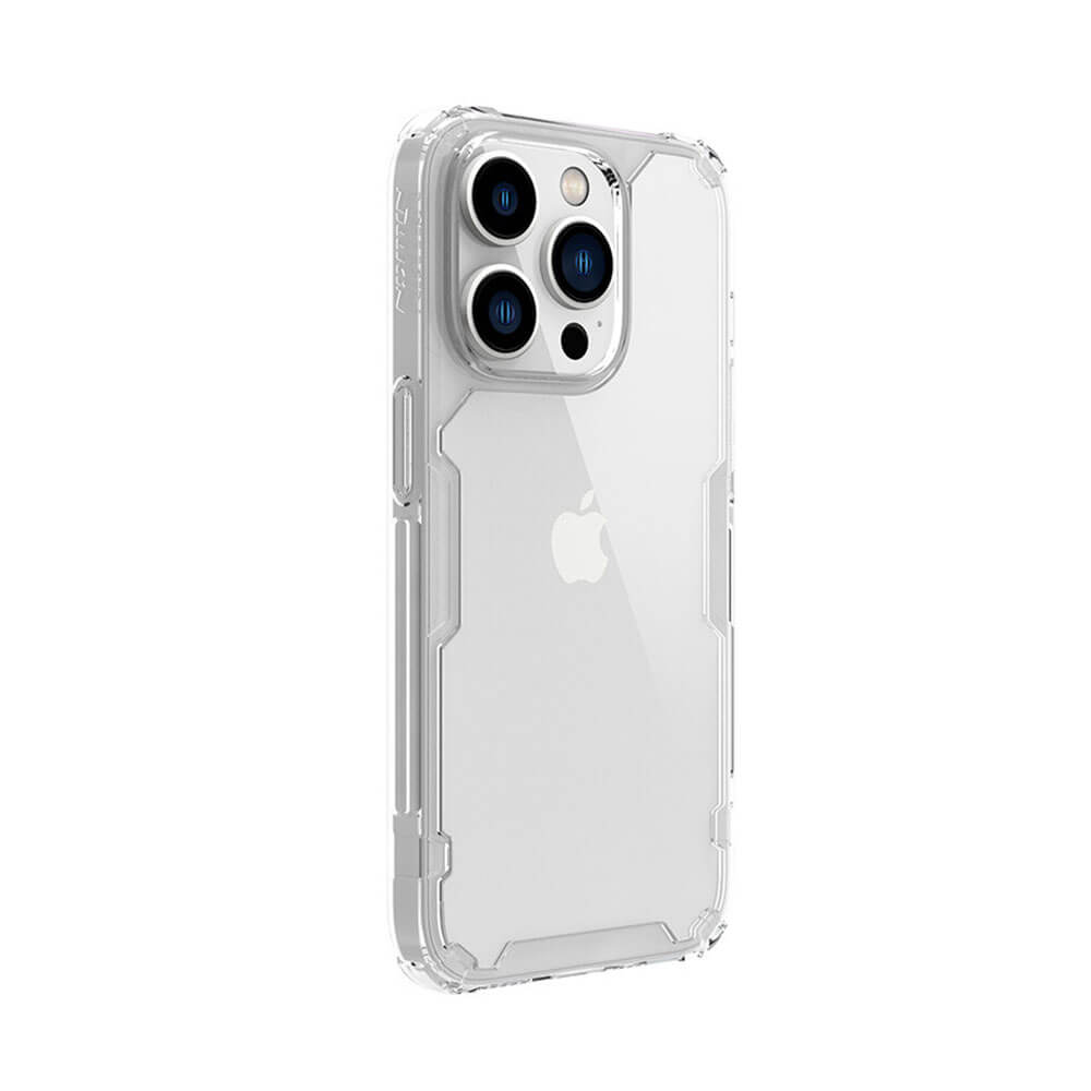 Nillkin iPhone 14 Pro Nature Pro - Σκληρή Θήκη με Πλαίσιο Σιλικόνης - Διάφανη