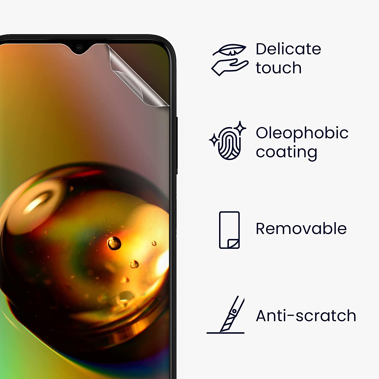 KW Samsung Galaxy A03s - 3 Μεμβράνες Προστασίας Οθόνης - Διάφανες - 56922.1