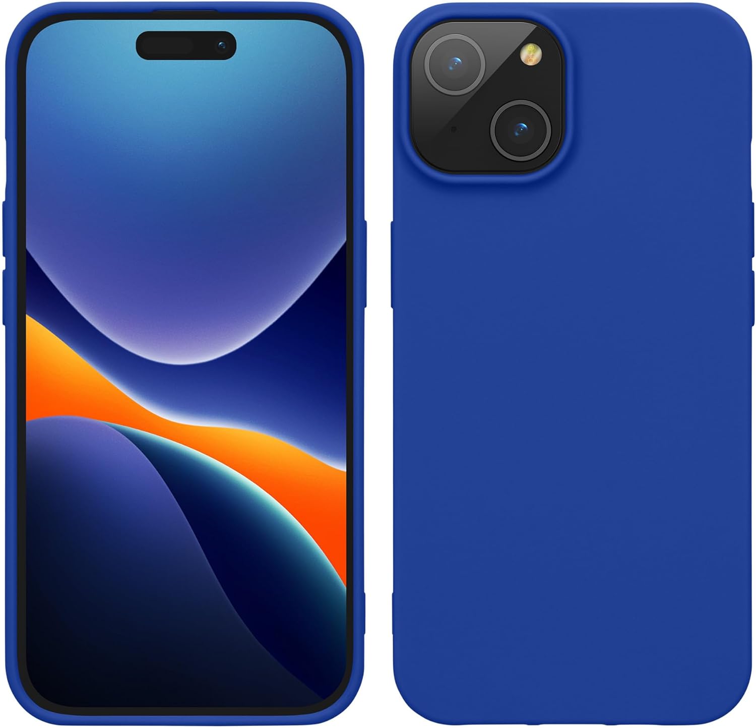 KW iPhone 15 Λεπτή Θήκη Σιλικόνης TPU - Baltic Blue - 61957.134