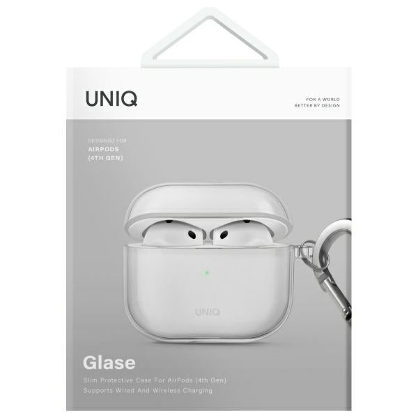 Uniq AirPods 4 Θήκη Σιλικόνης - Glase - Διάφανη