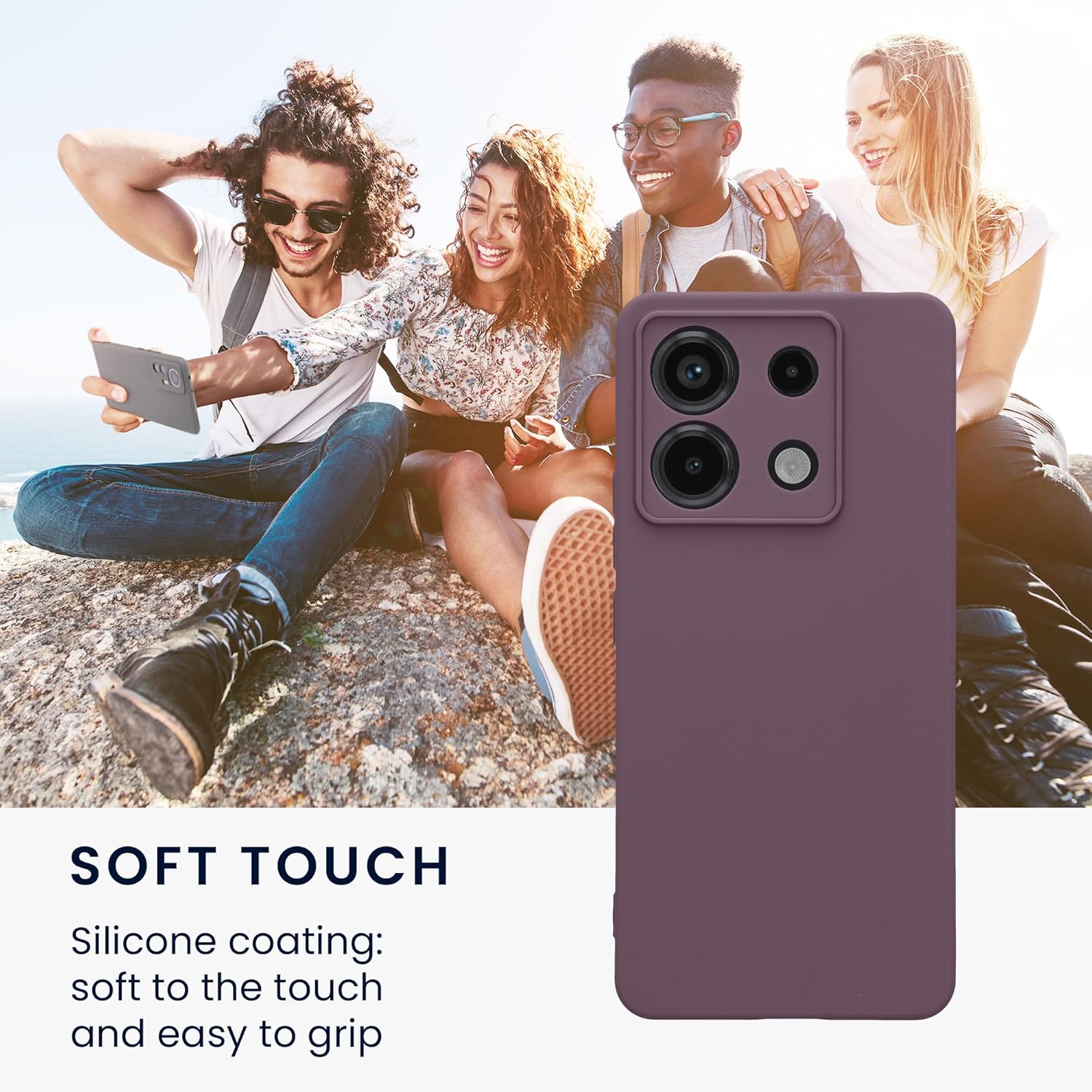 KW Xiaomi Redmi Note 13 Pro 5G / Poco X6 5G Θήκη Σιλικόνης TPU - Light Iris