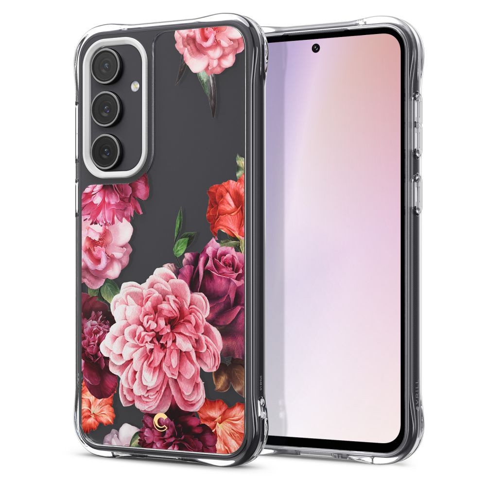 Spigen Cyrill Samsung Galaxy S23 FE Cecile Σκληρή Θήκη με Πλαίσιο Σιλικόνης - Rose Floral