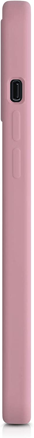 KW iPhone 12 / iPhone 12 Pro Θήκη Σιλικόνης Rubber TPU - Rose Tan - 52641.193
