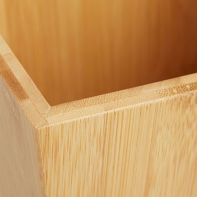 Relaxdays Καλάθι Απορριμάτων από Bamboo - Natural - 4052025321086