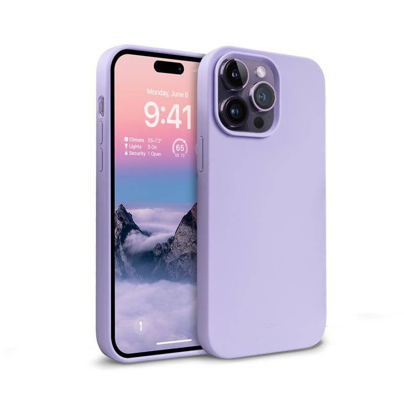 Crong iPhone 14 Pro Max Color Cover Θήκη Σιλικόνης - Purple