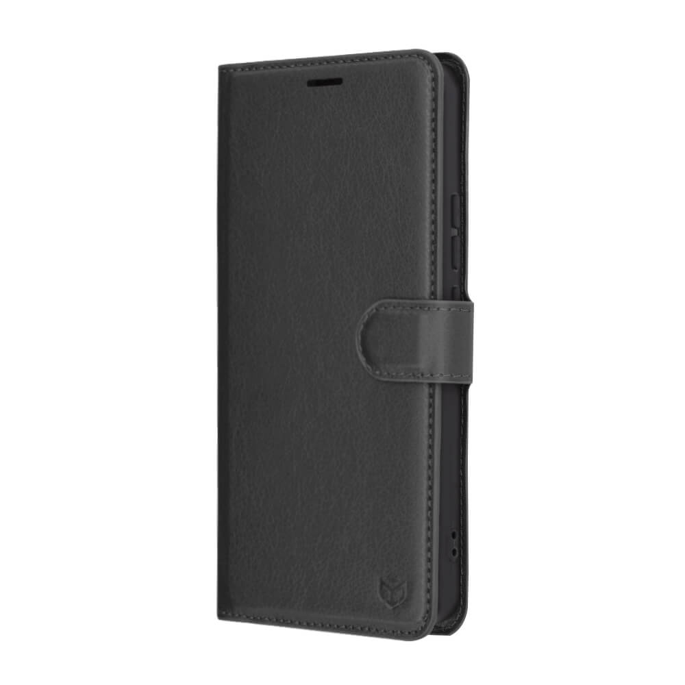 Techsuit Xiaomi Redmi Note 14 4G - Leather Folio - Θήκη Πορτοφόλι από Δερματίνη με Stand - Black