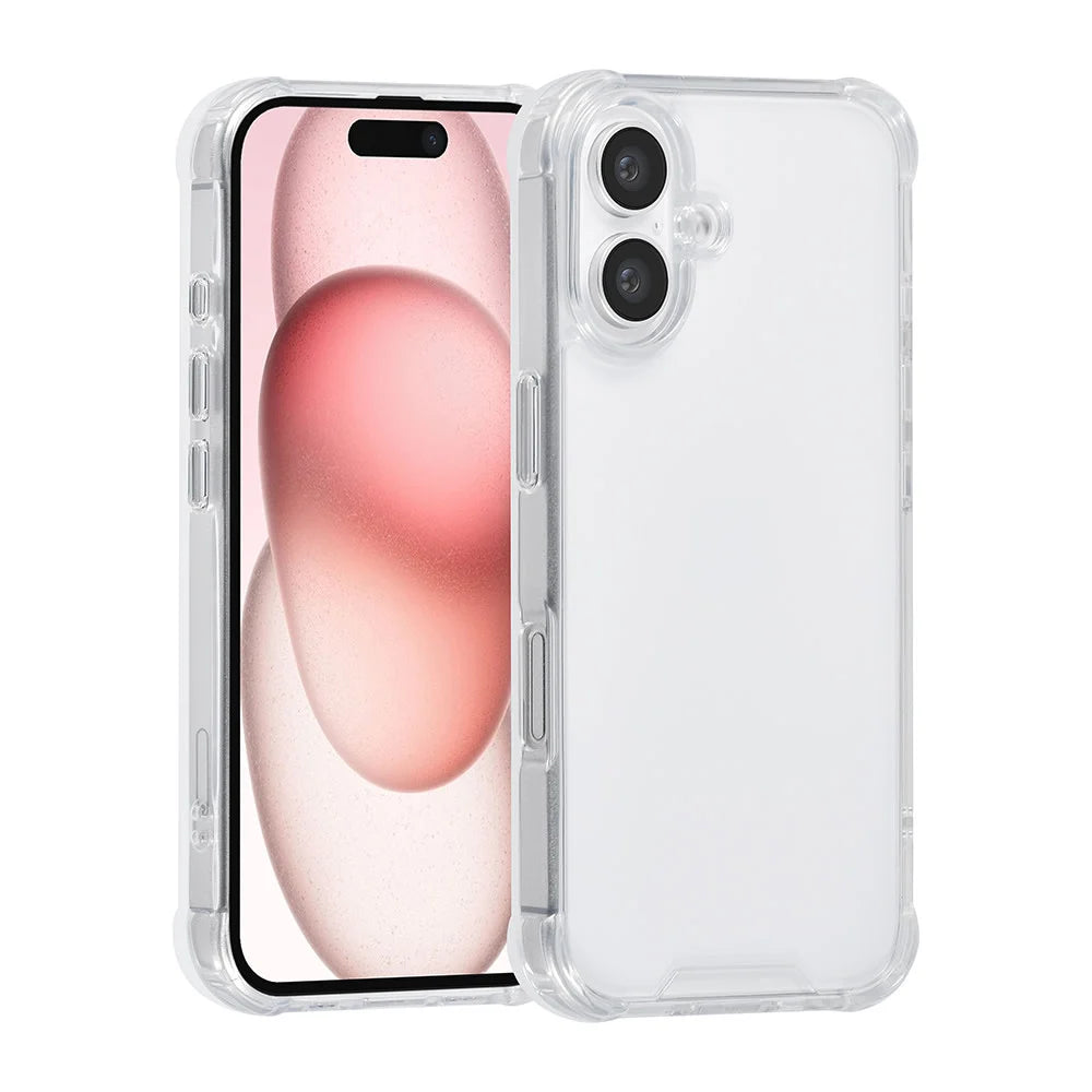 Tuniq iPhone 16 Θήκη Σιλικόνης με Ενισχυμένες Γωνίες - Διάφανη