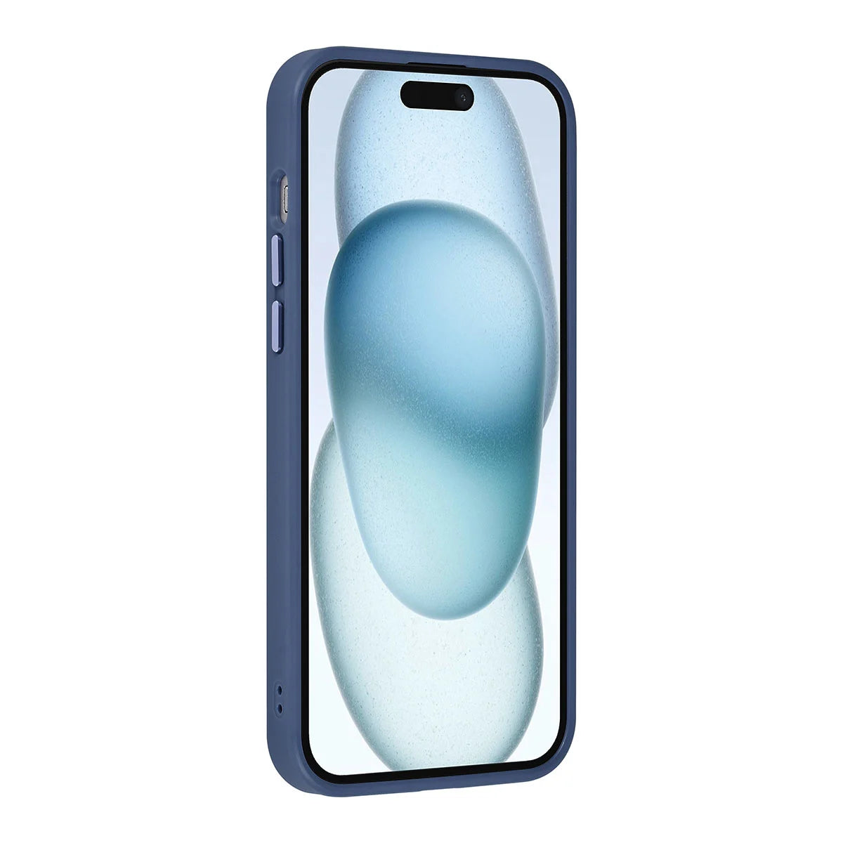 Tuniq iPhone 15 Plus / 14 Plus - Σκληρή Θήκη με Πλαίσιο Σιλικόνης - Μπλε / Διάφανο