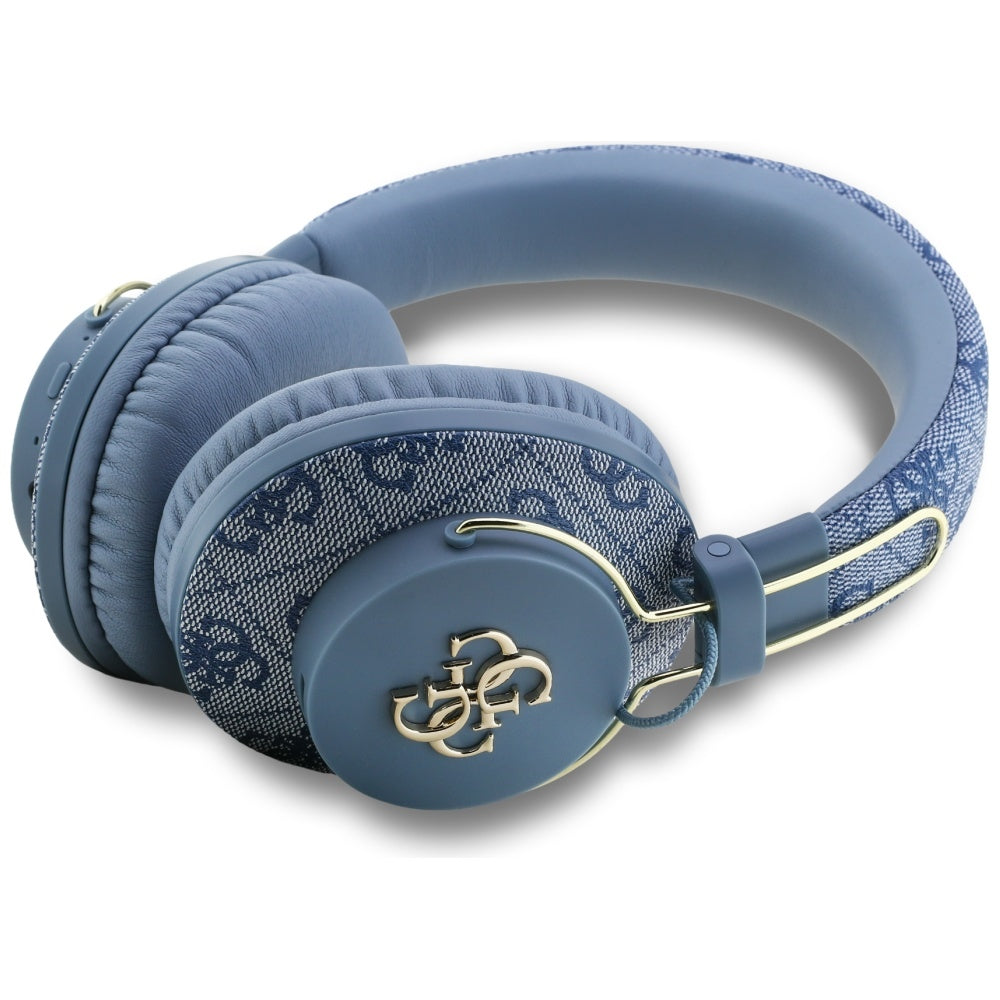 Guess Over-Ear Metal 4G Logo - Ασύρματα Bluetooth Ακουστικά - Blue