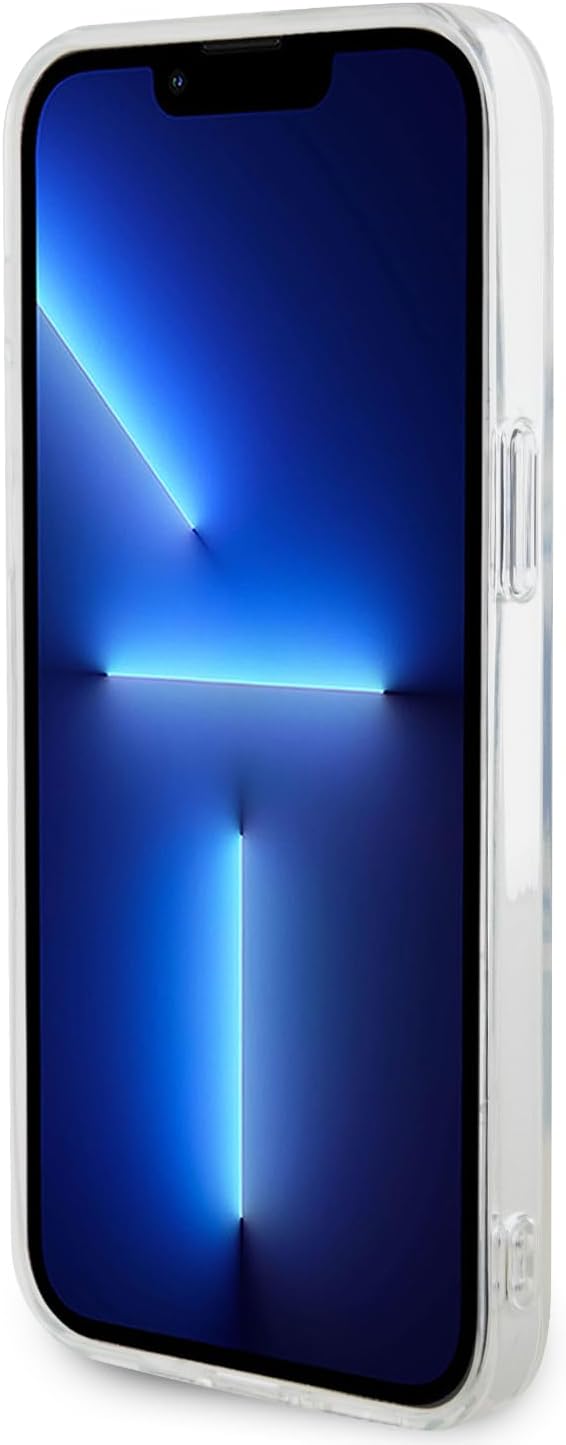 Karl Lagerfeld iPhone 15 Pro Max - IML Ikonik Magsafe Σκληρή Θήκη με Πλαίσιο Σιλικόνης και MagSafe - Διάφανη - KLHMP15XHFCKNOT - likebrands.gr
