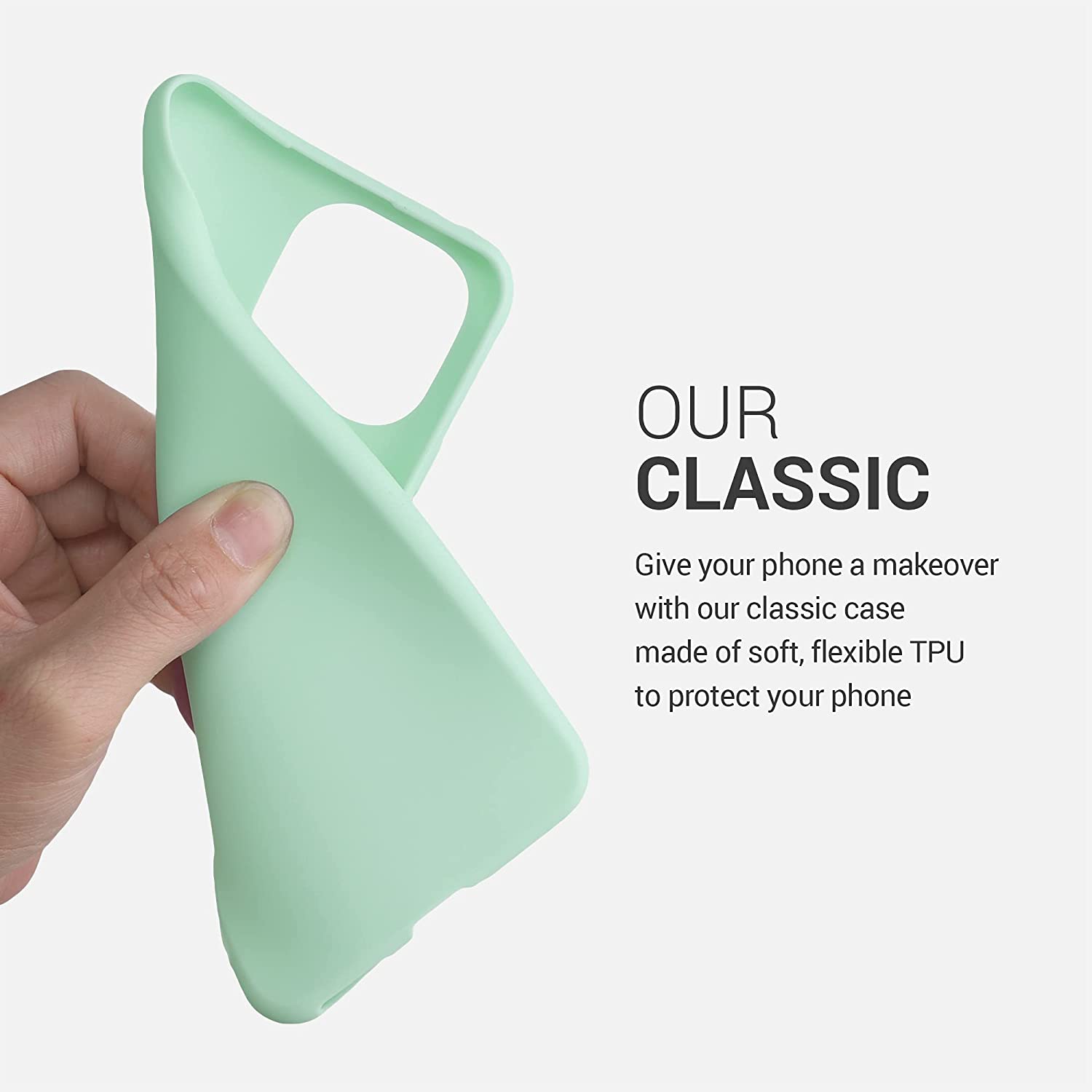 KW Xiaomi Mi 11 Lite / Mi 11 Lite 5G Θήκη Σιλικόνης TPU - Mint Green Matte - 54726.50