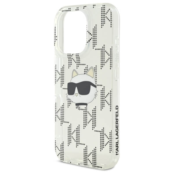 Karl Lagerfeld iPhone 16 Pro - IML Choupette Head Electroplated - Σκληρή Θήκη με Πλαίσιο Σιλικόνης - Διάφανη - KLHCP16LHKLPCHT