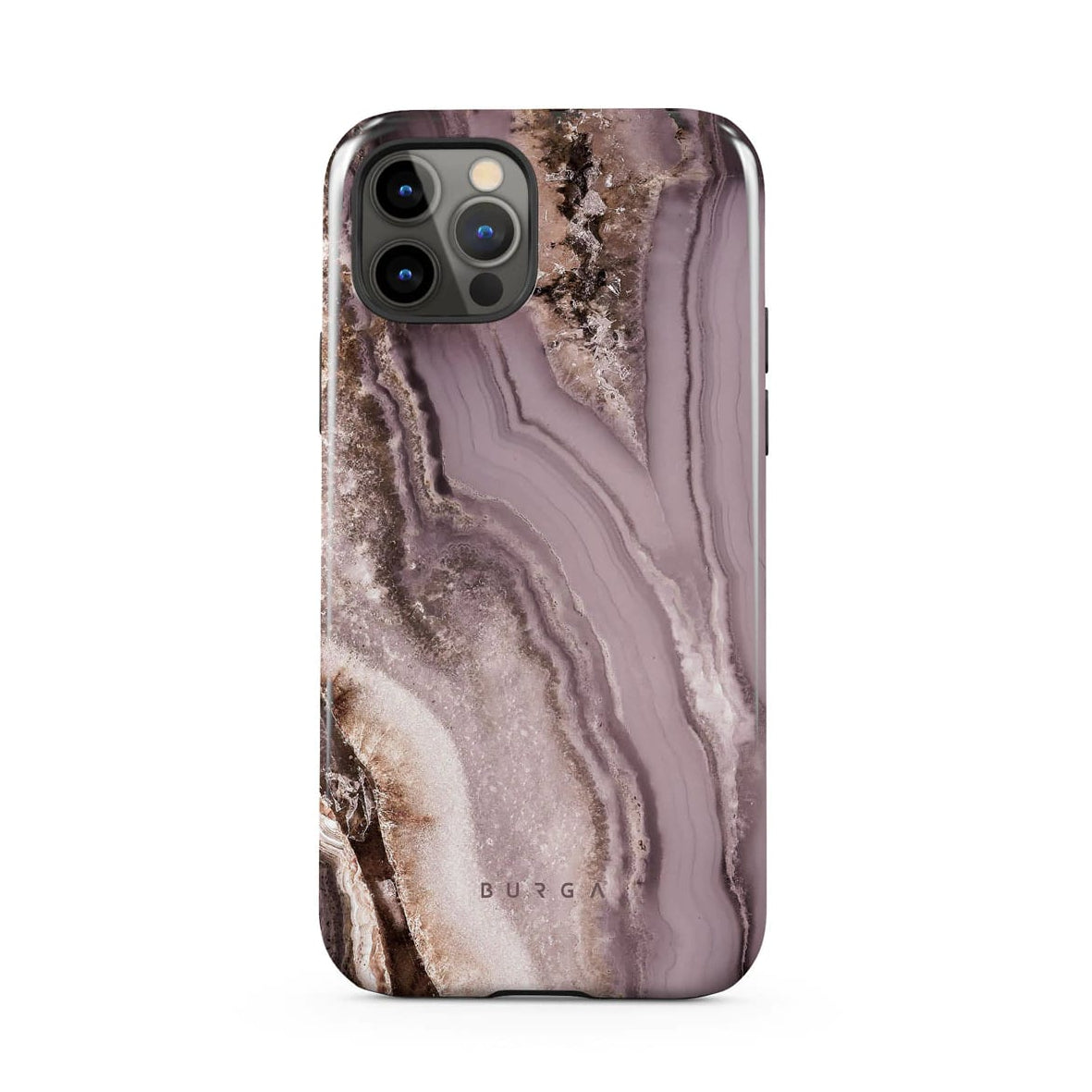 Burga iPhone 12 / 12 Pro Fashion Tough Σκληρή Θήκη - Golden Taupe