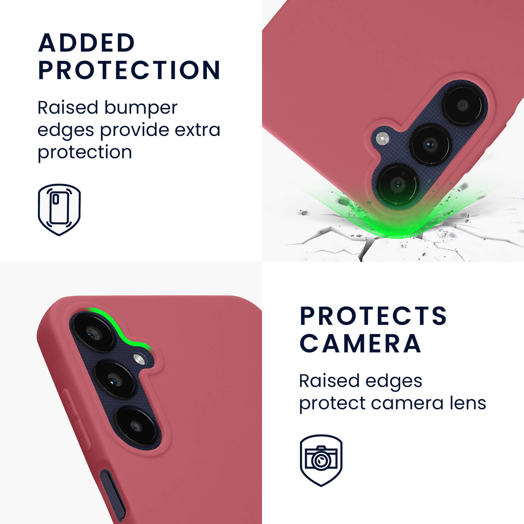 KW Samsung Galaxy A25 5G Λεπτή Θήκη Σιλικόνης TPU - Dark Rose