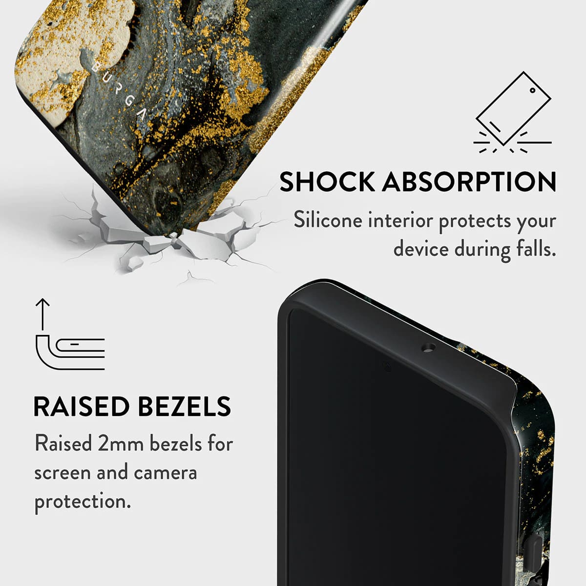 Burga Samsung Galaxy S22 Plus Fashion Tough Σκληρή Θήκη - Northern Lights