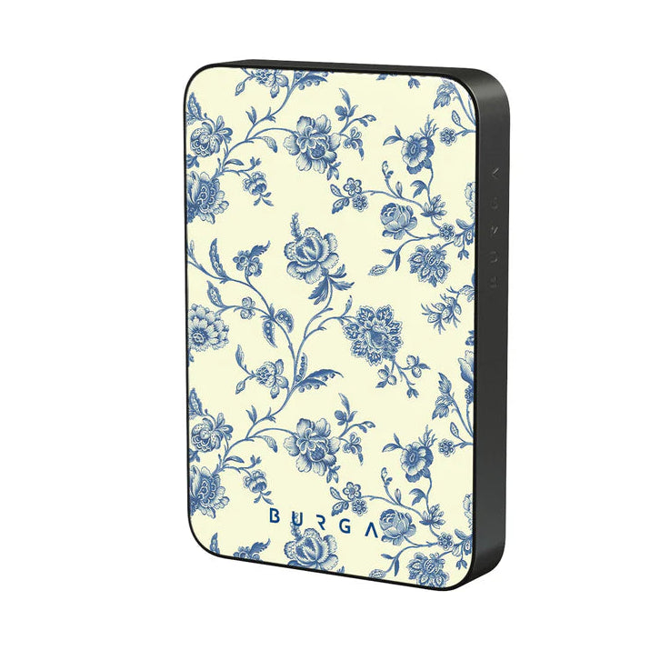 Burga Μαγνητικό Ασύρματο MagSafe PowerBank 5000mAh με Καλώδιο Type-C to Type-C - Gunmetal - Sweetheart