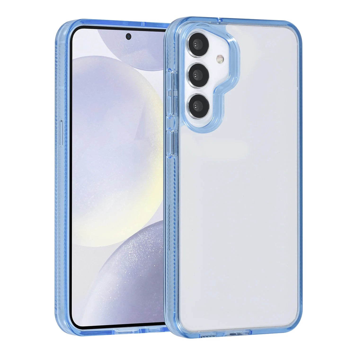 Tuniq Samsung Galaxy S24 Plus - Σκληρή Θήκη με Πλαίσιο Σιλικόνης - Light Blue