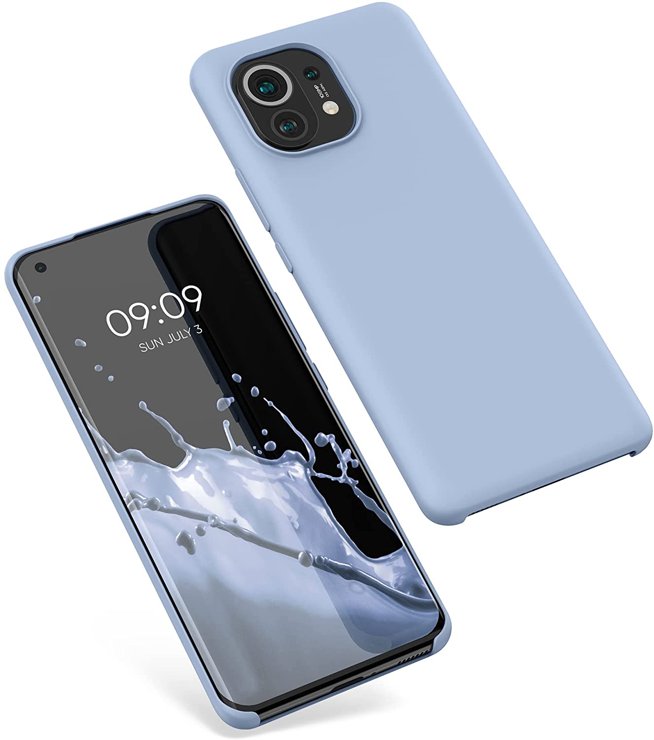 KW Xiaomi Mi 11 Θήκη Σιλικόνης Rubber TPU - Light Blue Matte - 54379.58