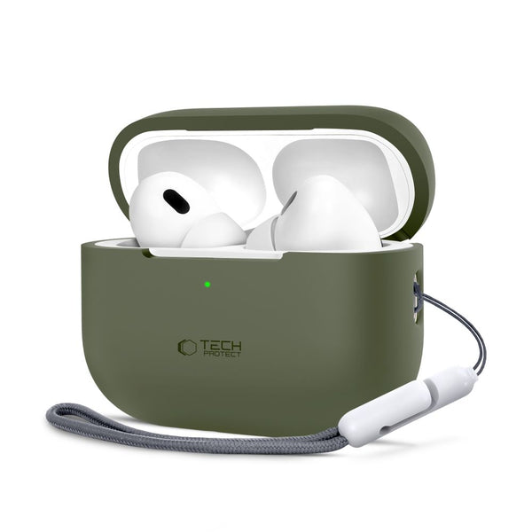 Tech-Protect AirPods Pro 1 / 2 Θήκη Σιλικόνης - Silicone - Olive Green