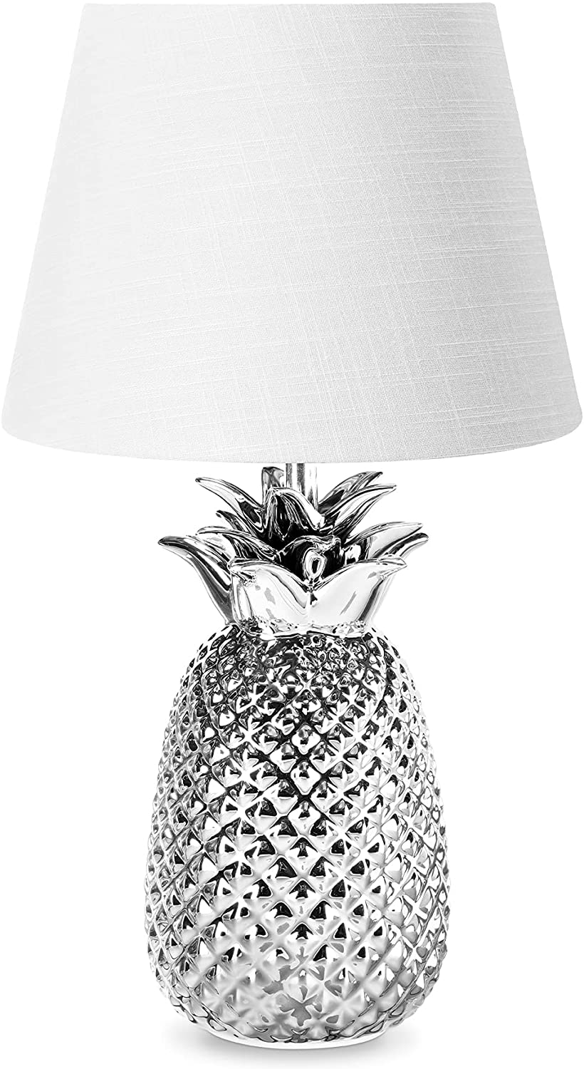 Navaris Desk Lamp Επιτραπέζιο Φωτιστικό - Ανανάς - 40cm - Silver / White - 49151.67.02